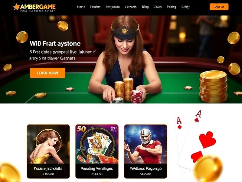 Welcome to ambergame.com – your ultimate destination for premium online gambling games. Enjoy a wide range of slots, poker, live dealer tables, and sports betting with secure, real-money options and exclusive promotions.